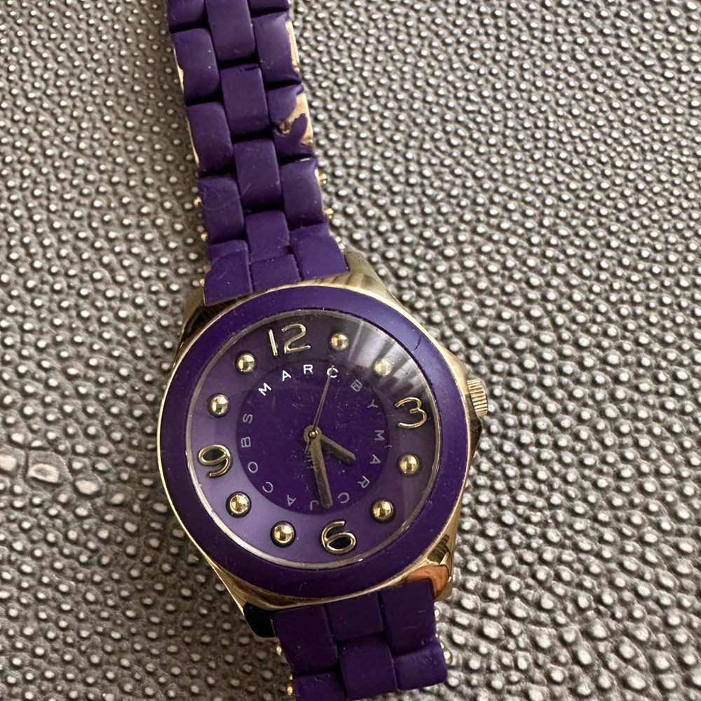 Marc by Marc Jacobs Purple and Gold Timepiece
